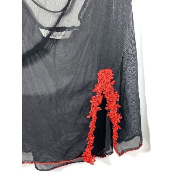 Delicates Sheer Negligee Size 32C Medium - Picture 2 of 8